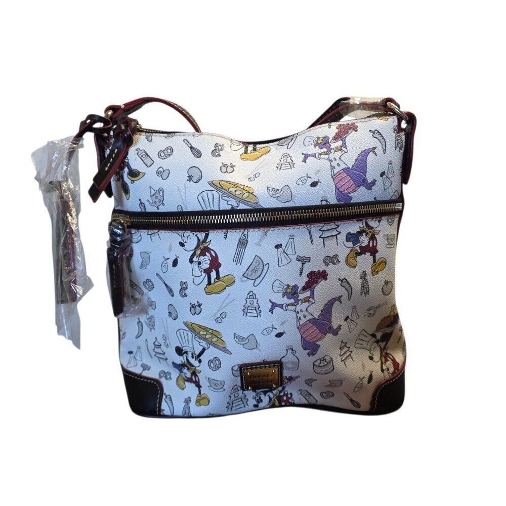 Disney Dooney & Bourke 2018 Epcot Food & Wine Crossbody Bag NWT Mickey Figment - Picture 16 of 16